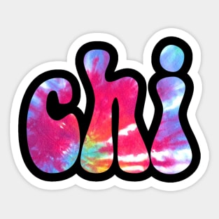 Tie Dye Chi Sticker